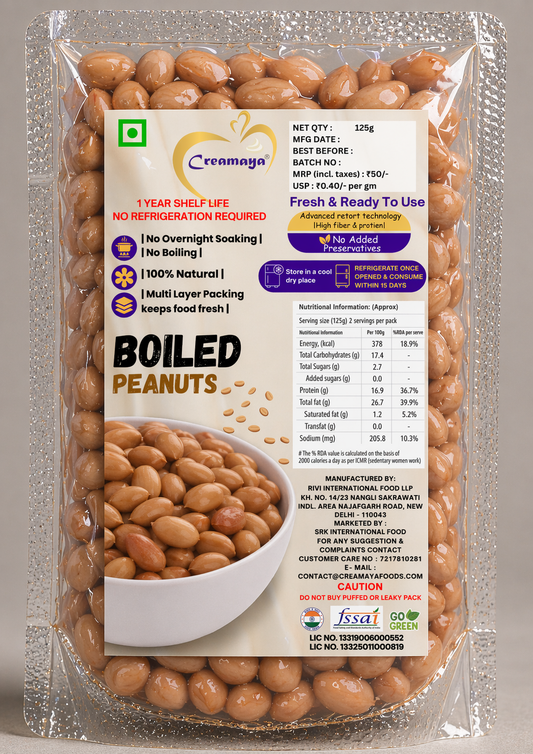 Ready-To-Eat Salted Boiled Peanuts