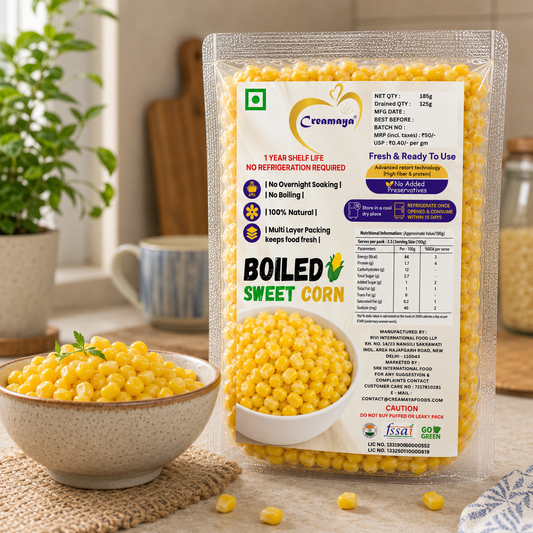 Ready-To-Eat Boiled Sweet Corn