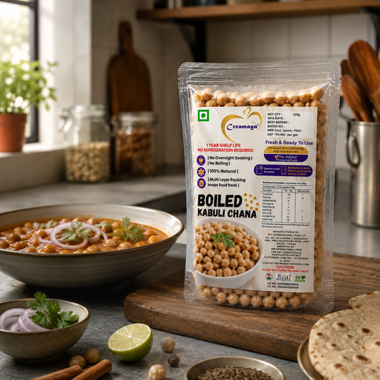 Cooked Kabuli Chana