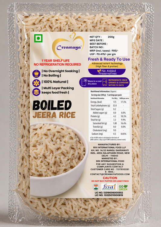 Boiled Jeera Rice